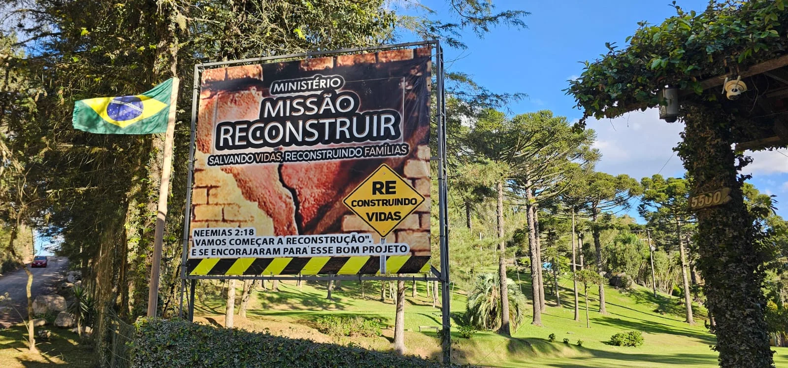 Centro de acolhimento Missão Reconstruir